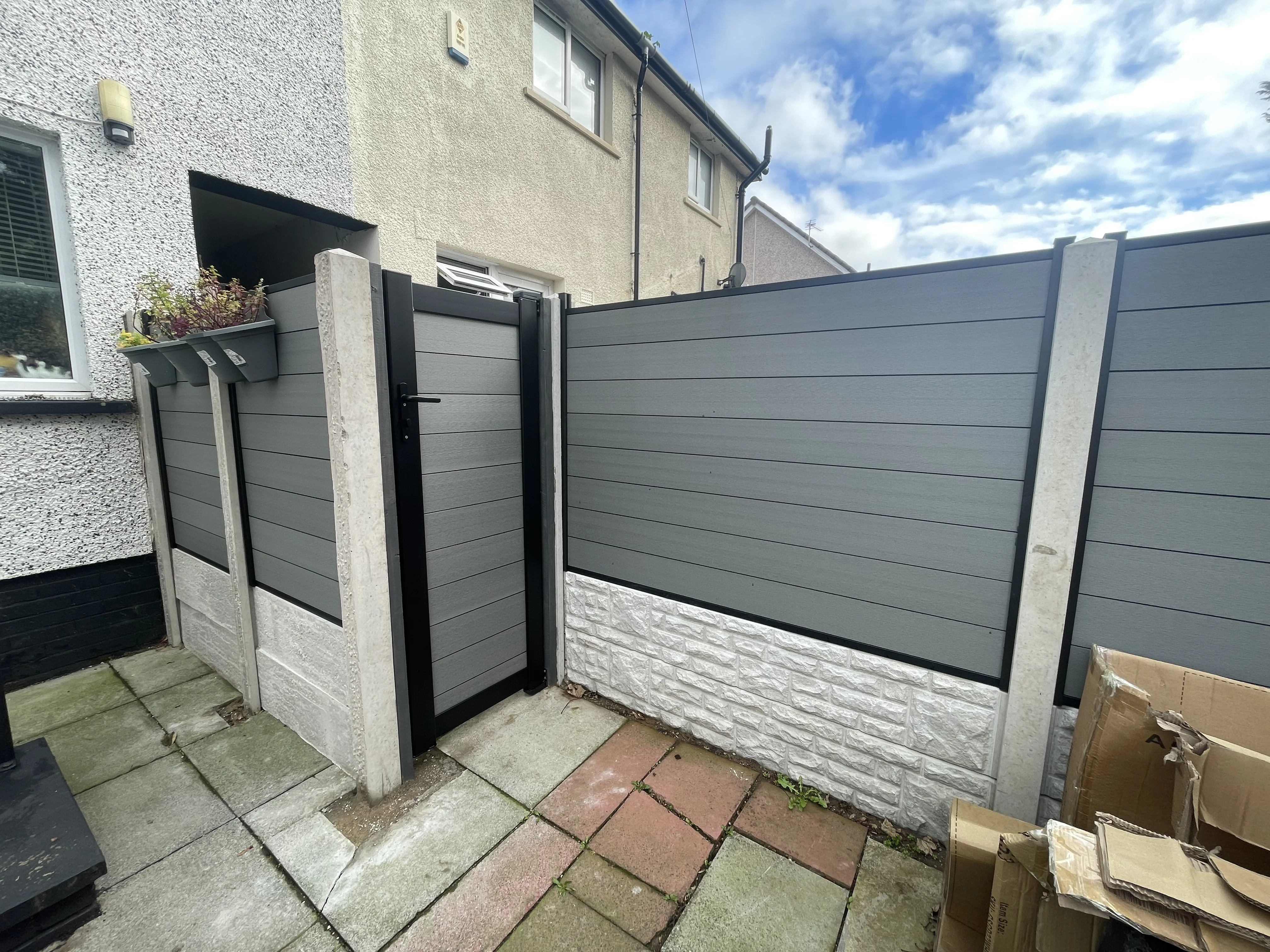 Professional fencing installation project completed by Ayrshire Fencing Group in Ayrshire